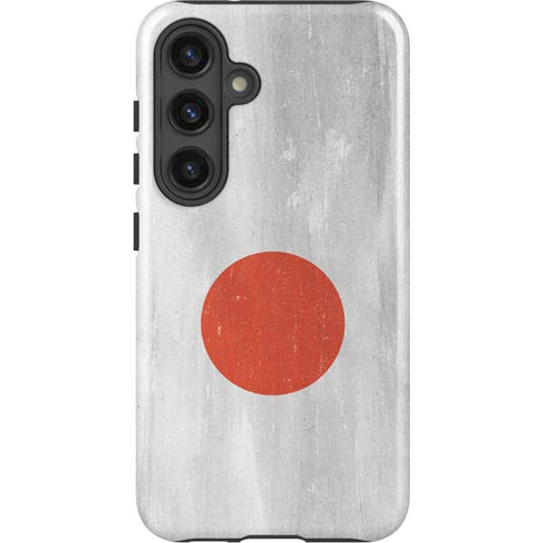 Japanese Flag Distressed Galaxy S25 Impact Case